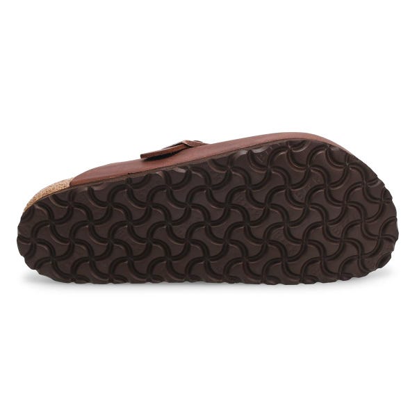 Women's  Boston Oiled Leather Soft Footbed Casual Clog - Habana