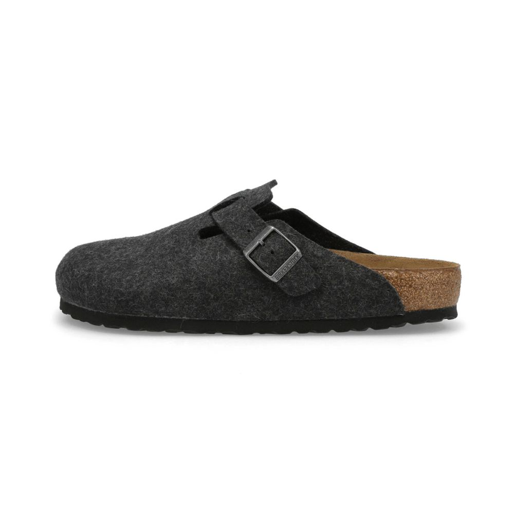 Birkenstock boston top anthracite wool
