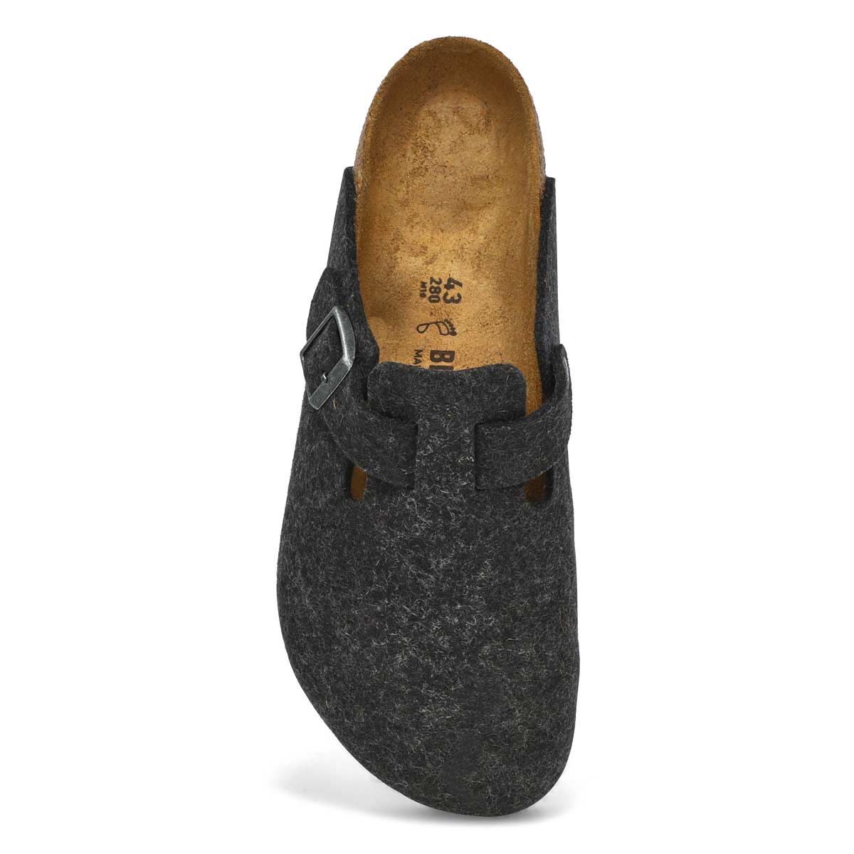 Men's Boston Wool Casual Clog - Anthracite