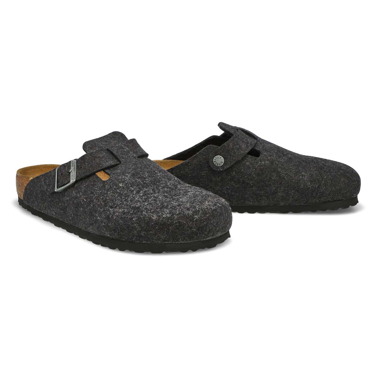 Men's Boston Wool Casual Clog - Anthracite