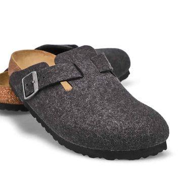 Sabot BOSTON WOOL, anthracite, femmes - Étroit