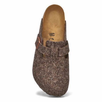 Men's Boston Wool Casual Clog - Cacao