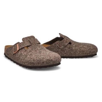 Men's Boston Wool Casual Clog - Cacao