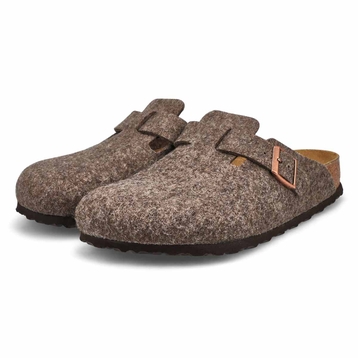 Men's Boston Wool Casual Clog - Cacao