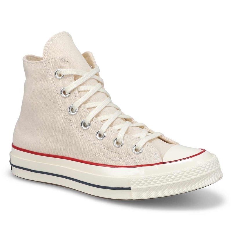 Women's Chuck 70 Hi Top Sneaker - Parchment/Garnet/Egret