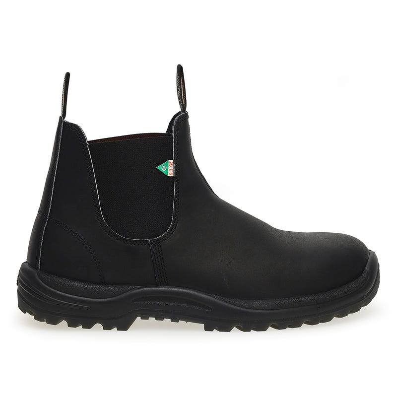 Unisex 163 Work & Safety Boot (Oversize)- Black