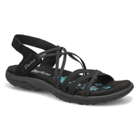 Women's Reggae Slim Sandal - Black/Black