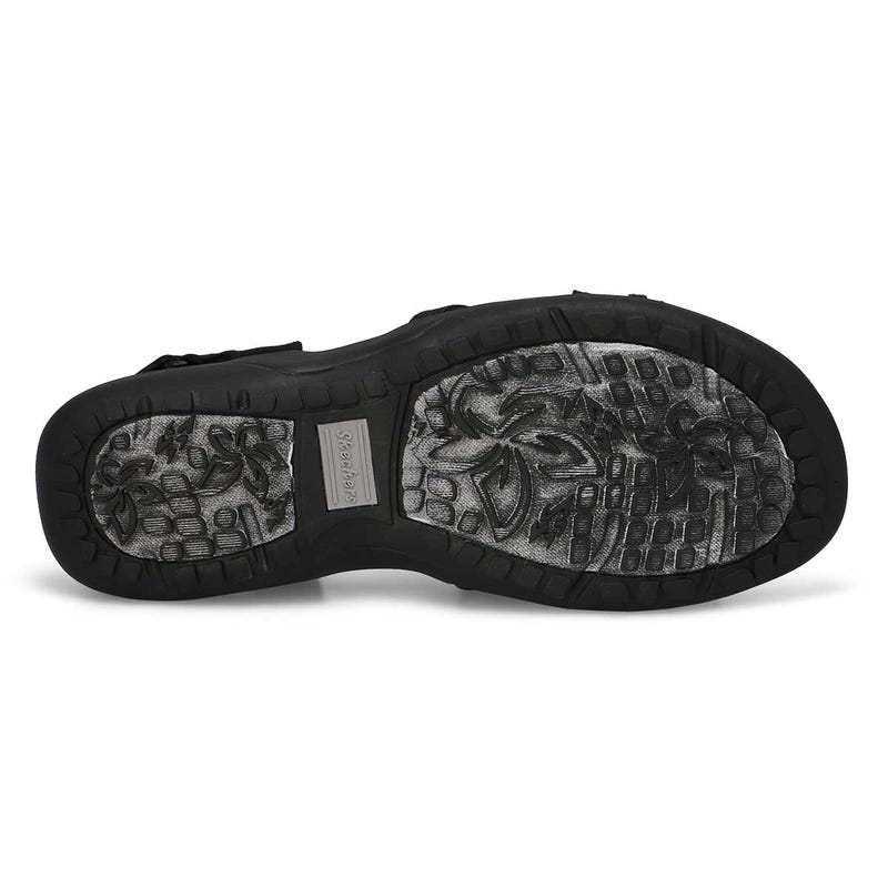 Women's  Reggae Slim Casual Sandal - Black/Black