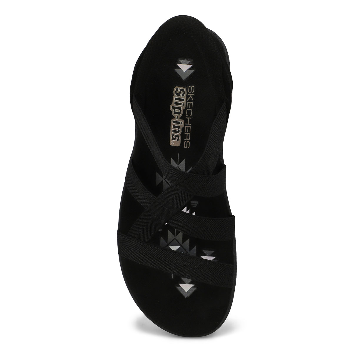 Sandale à enfiler REGGAE SLIM SLIP-INS, noir/noir, femmes
