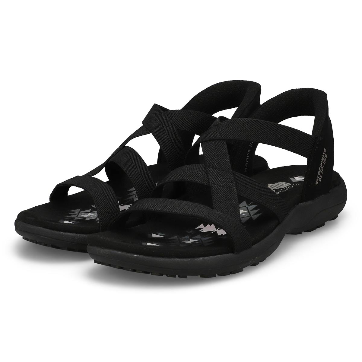 Sandale à enfiler REGGAE SLIM SLIP-INS, noir/noir, femmes
