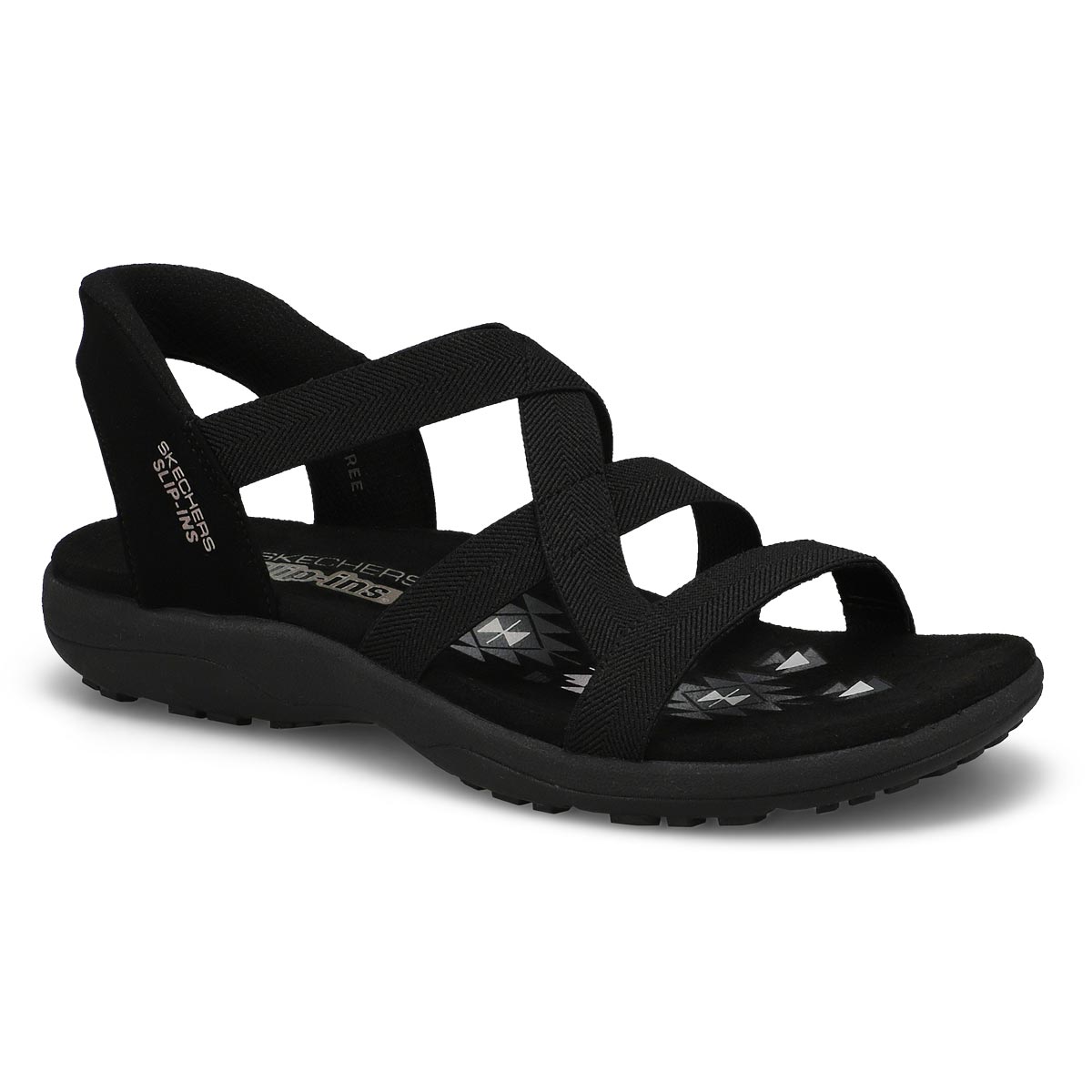 Sandale à enfiler REGGAE SLIM SLIP-INS, noir/noir, femmes