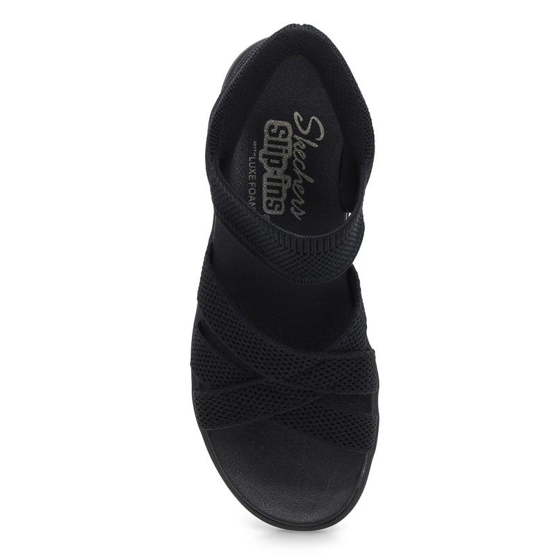 Women's Arya Cooling Off Slip-Ins Sandal - Black/Black