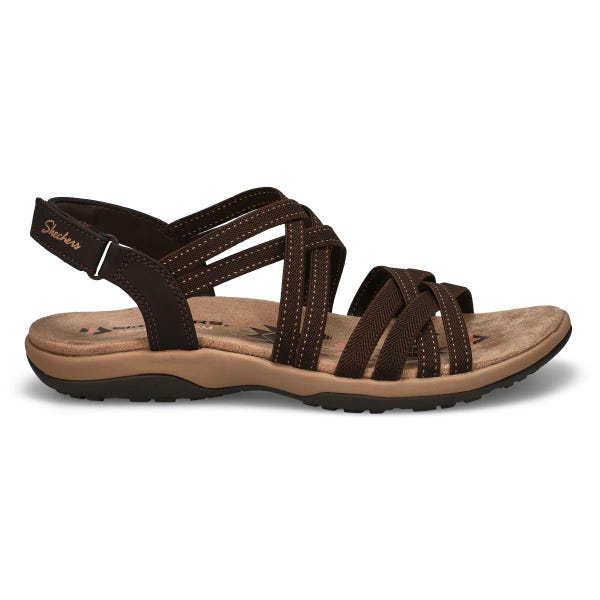 Women's Reggae Slim Casual Sandal - Chocolate