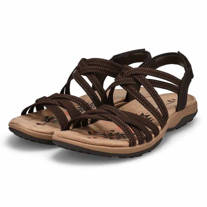 Women's Reggae Slim Casual Sandal - Chocolate