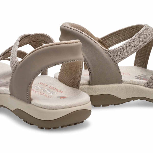 Women's  Reggae Slim Daily Vibe Casual Sandal - Taupe