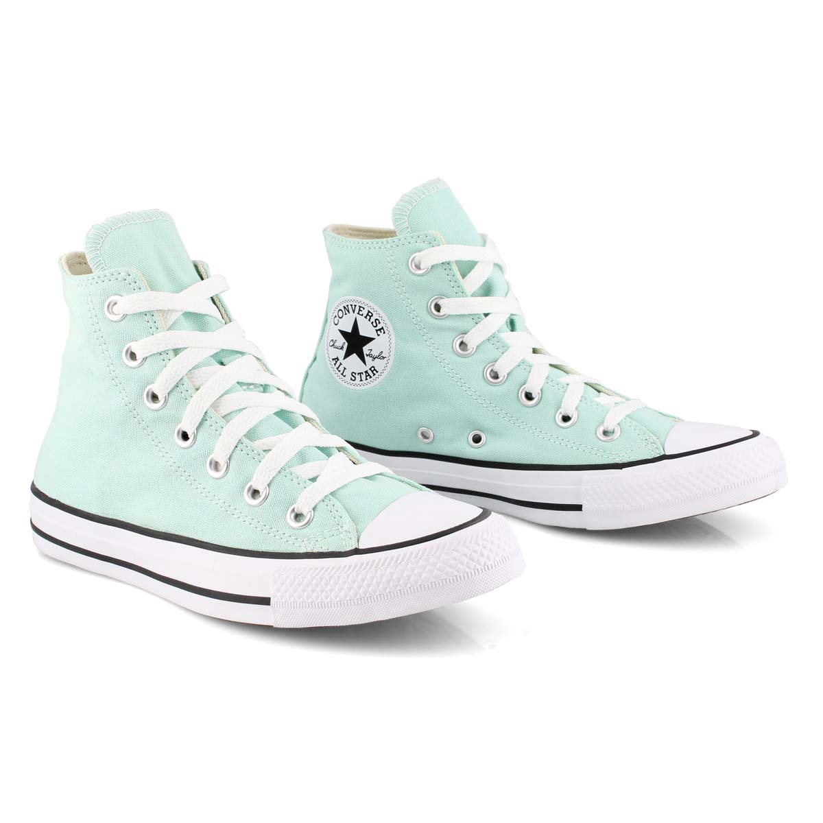 ocean mint high top converse