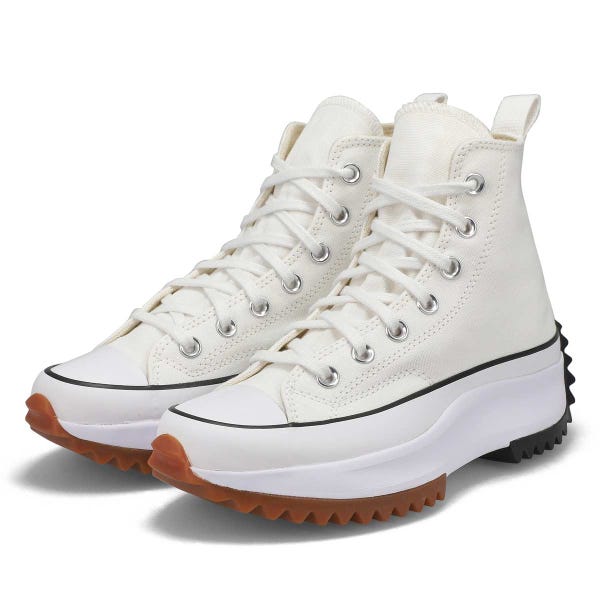 Women's Run Star Hike Sneaker -White/Black