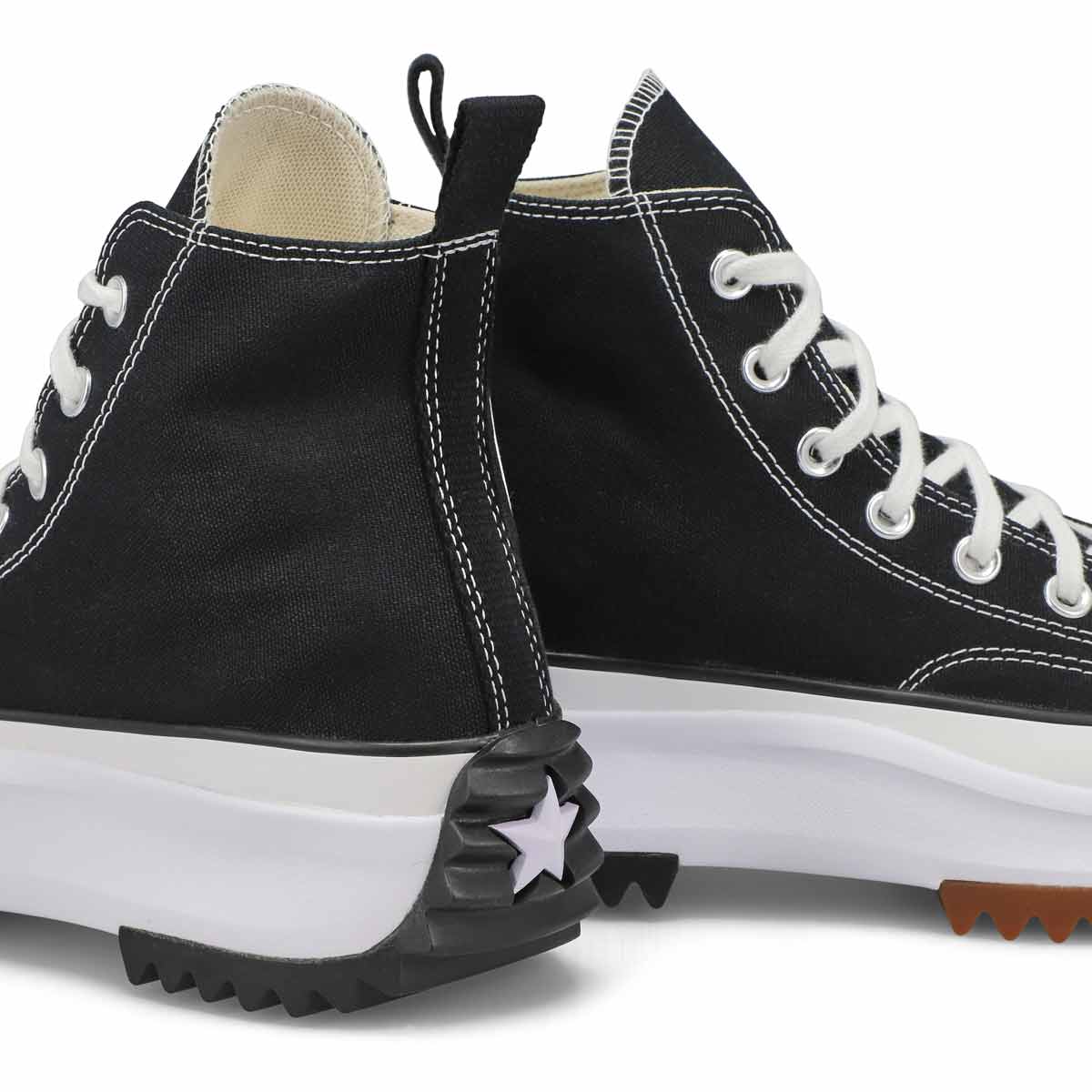 Women's Run Star Hike Platform Sneaker - Black/ White