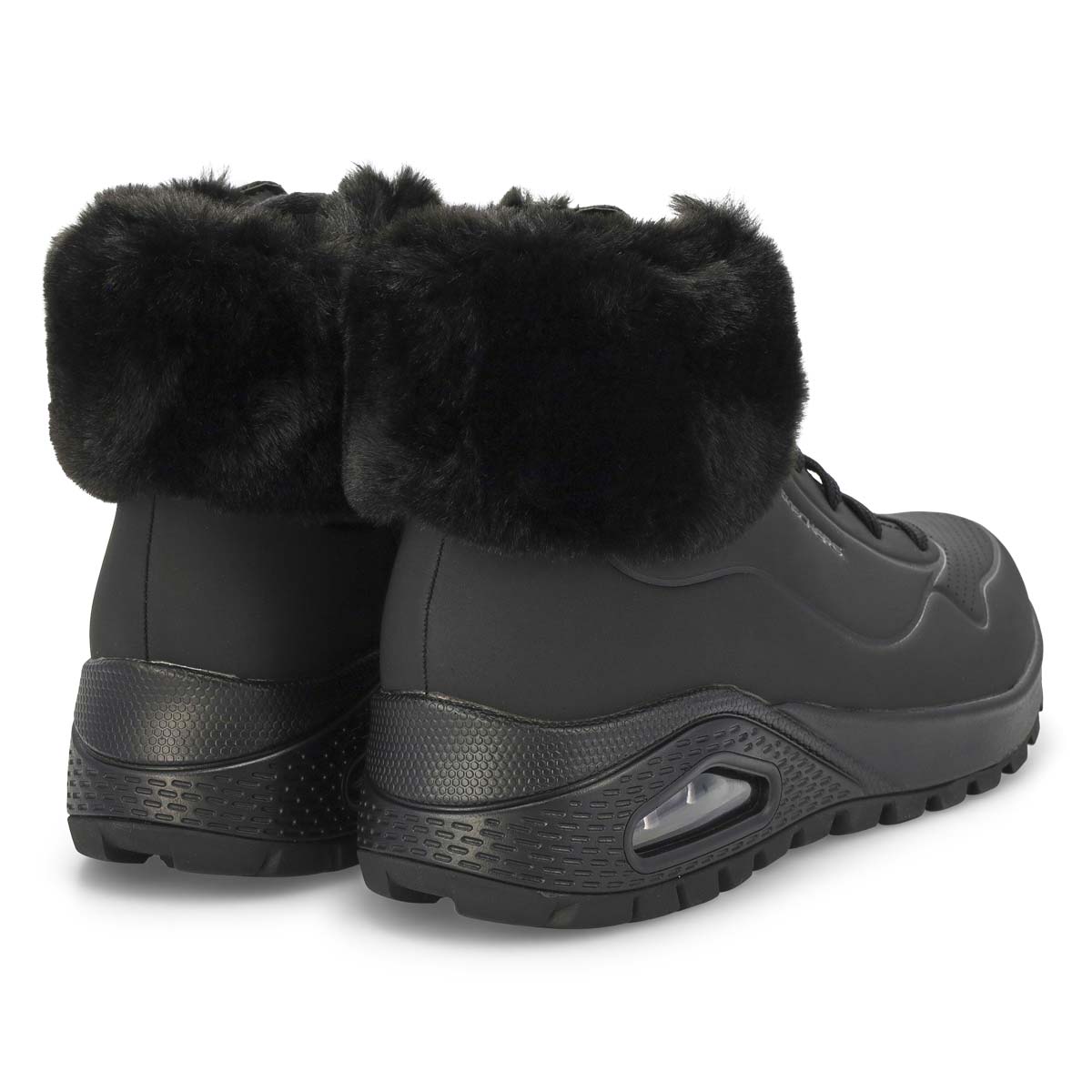 Women's Uno Rugged Fall Air Sneaker Boot - Black/Black