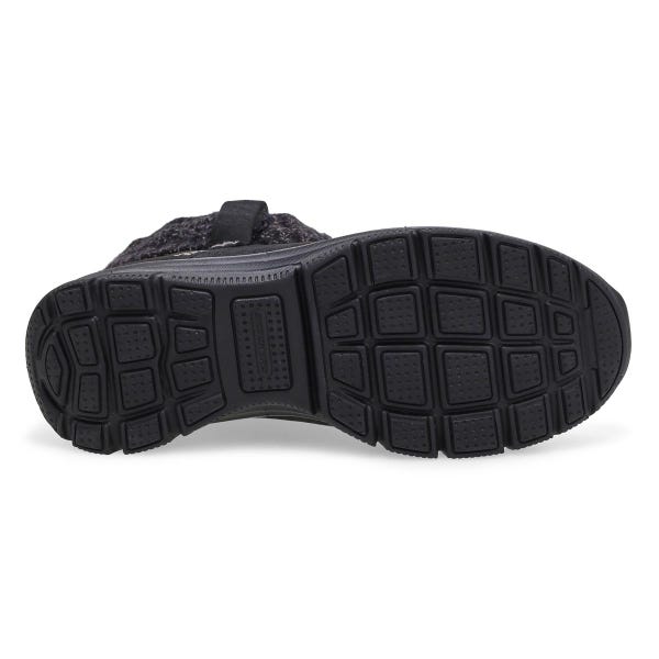 Women's Easy Going Slip-Ins ankle boot in black.