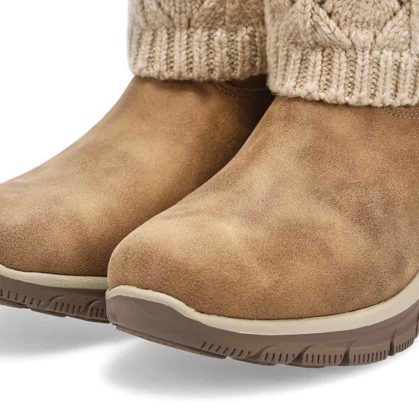 Women's Easy Going Slip-Ins Ankle Boot - Taupe