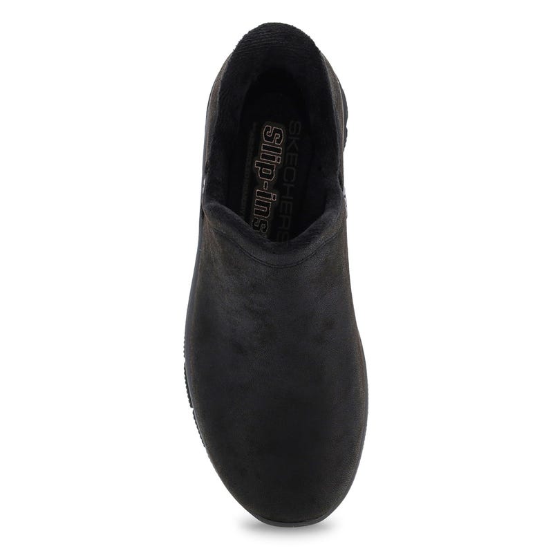 Women's Easy Going Slip-Ins Ankle Boot - Black/Black