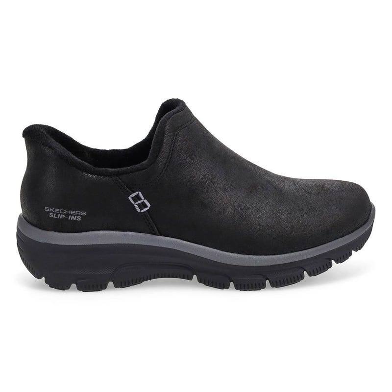 Women's Easy Going Slip-Ins Ankle Boot - Black/Black
