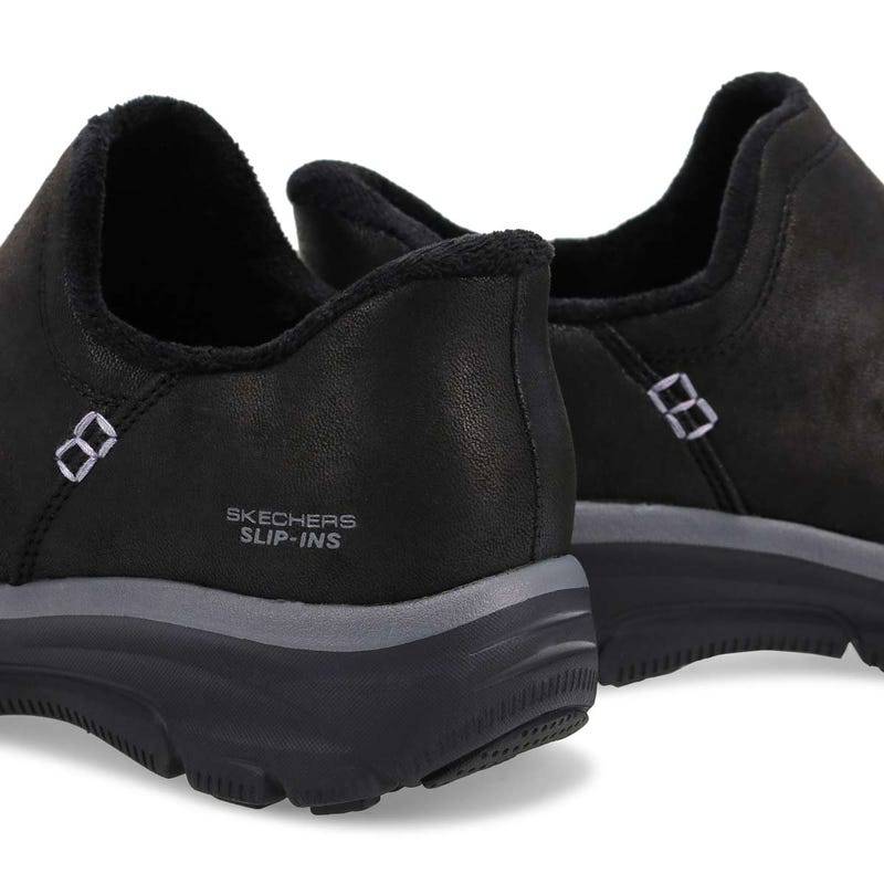 Women's Easy Going Slip-Ins Ankle Boot - Black/Black