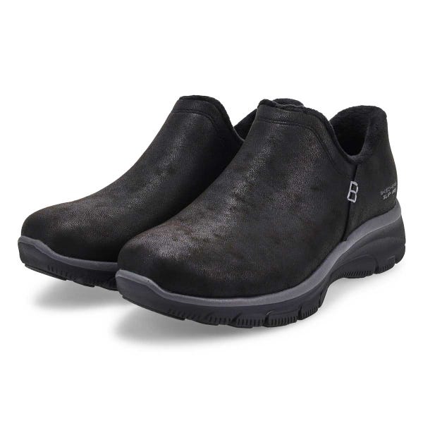 Women's Easy Going Slip-Ins Ankle Boot - Black/Black
