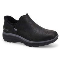 Women's Easy Going Slip-Ins Ankle Boot - Black/Black