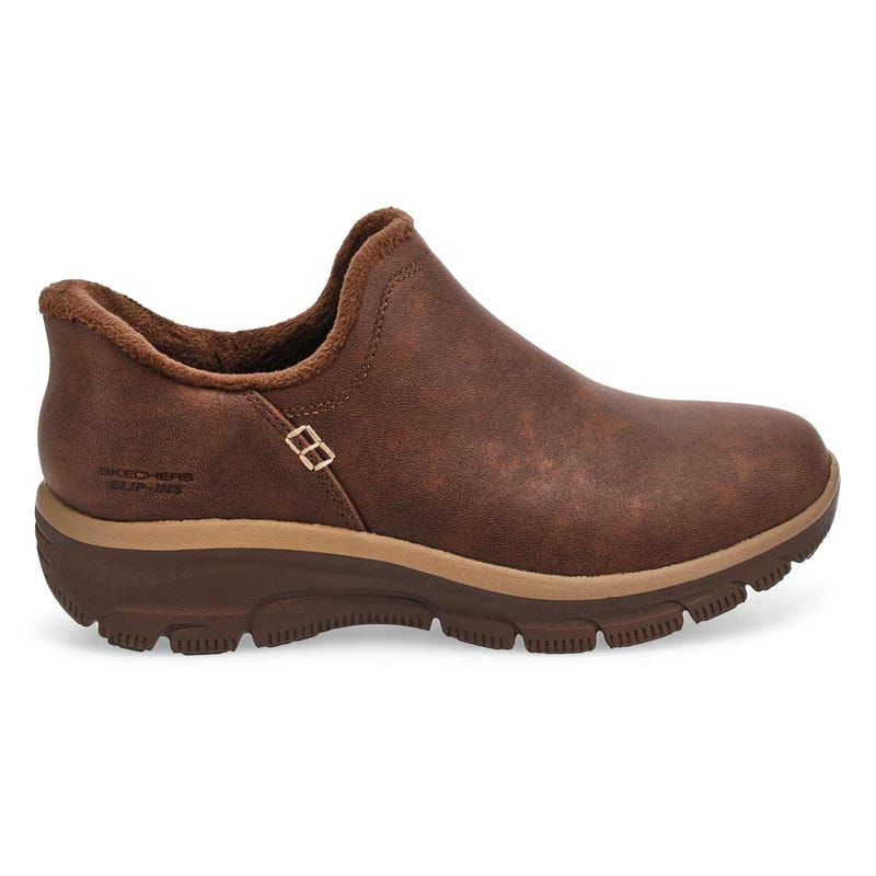 Women's Easy Going Slip-Ins Ankle Boot - Chocolate