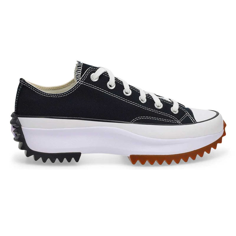 Women's Run Star Hike Platform Sneaker - Black/White