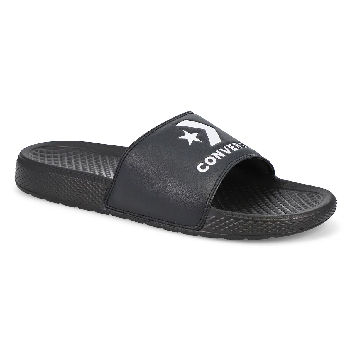 Men's All Star Casual Slide Sandal - Black/White