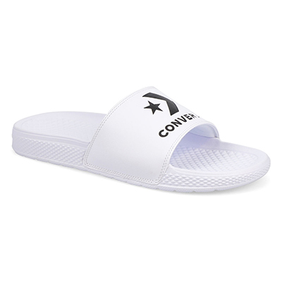 Lds All Star Slide Sandal - White/White