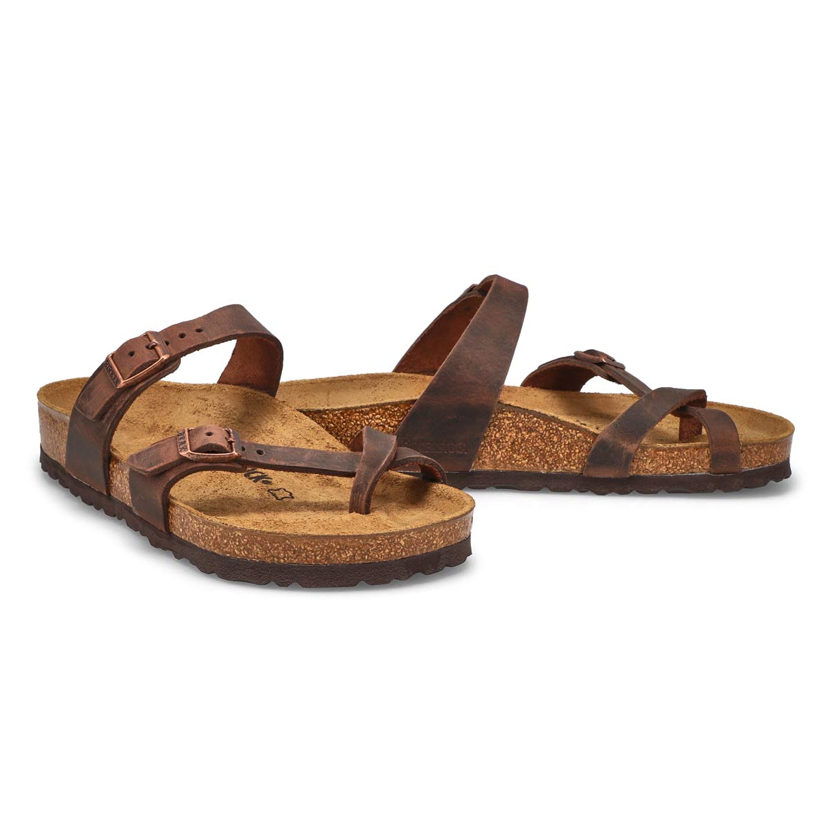 Women's Mayari Oiled Leather Toe Sleeve Sandal - Habana