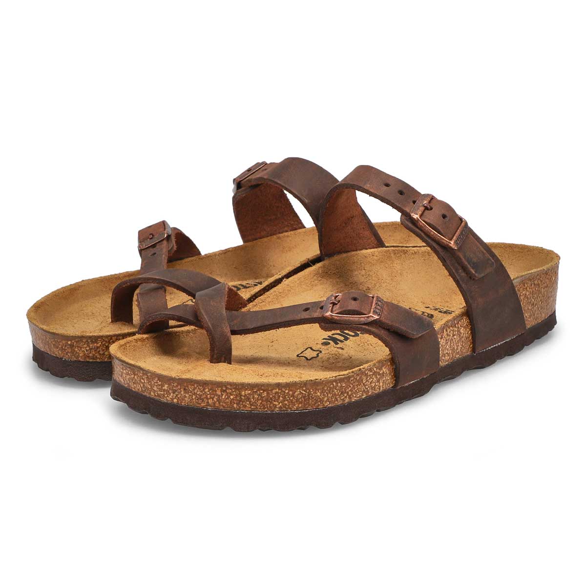 Women's Mayari Oiled Leather Toe Sleeve Sandal - Habana