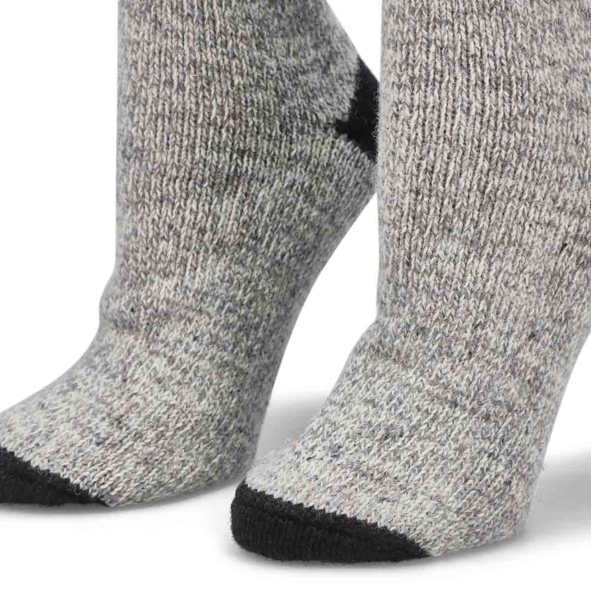 Women's Duray Wool Blend Sock - Grey/Black