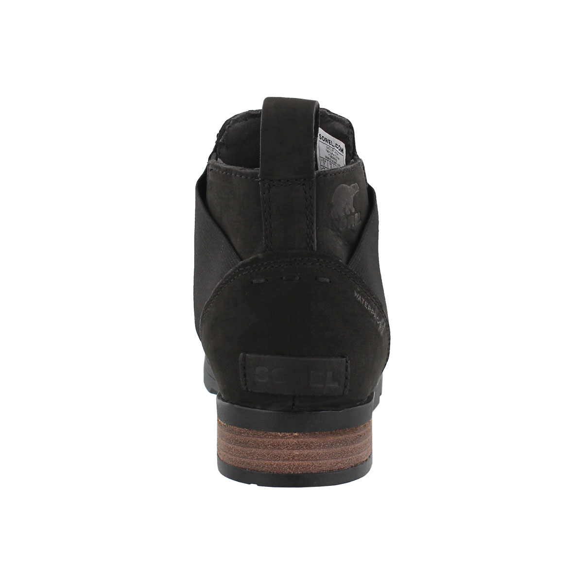 sorel emelie chelsea boot major black
