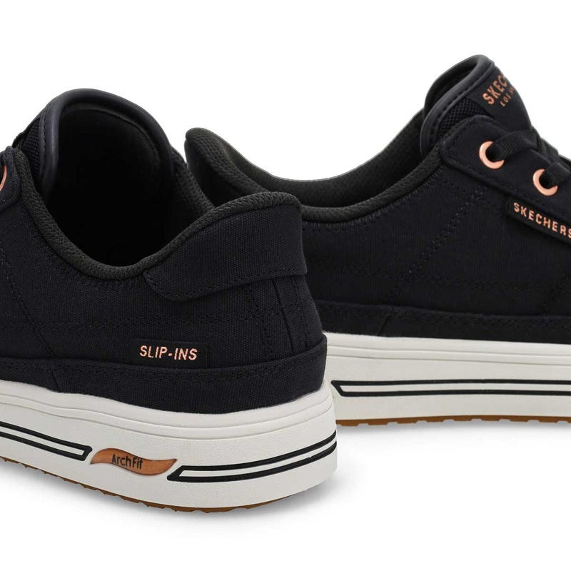 Women's  Arch Fit Arcade See Ya There Slip-Ins Canvas Sneaker - Black