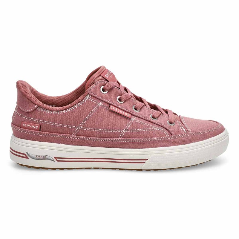 Women's  Arch Fit Arcade See Ya There Slip-Ins Canvas Sneaker - Rose