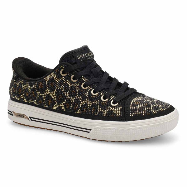 Baskets à enfiler ARCH FIT ARCADE DAZZLE YOU SLIP-INS, noir/léopard, femmes