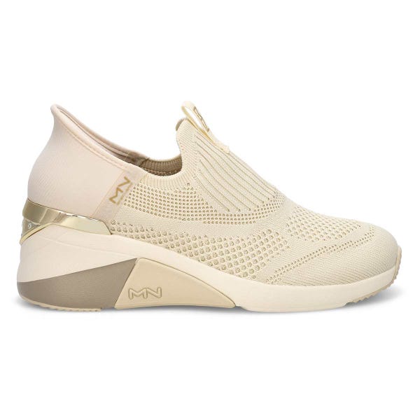 Women's  Mark Nason A Wedge Crecent Slip-Ins Sneaker - Taupe
