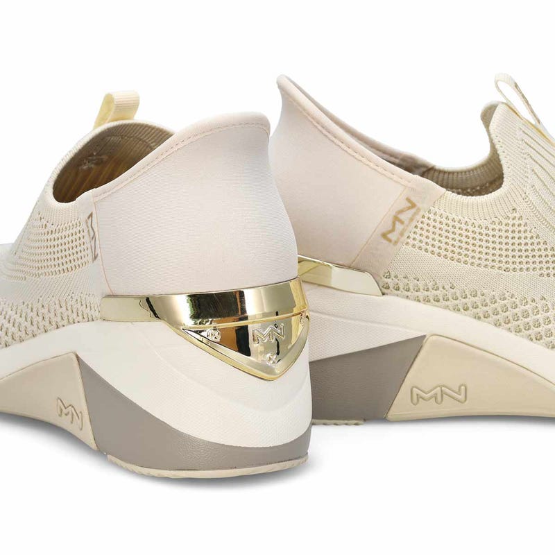 Women's  Mark Nason A Wedge Crecent Slip-Ins Sneaker - Taupe