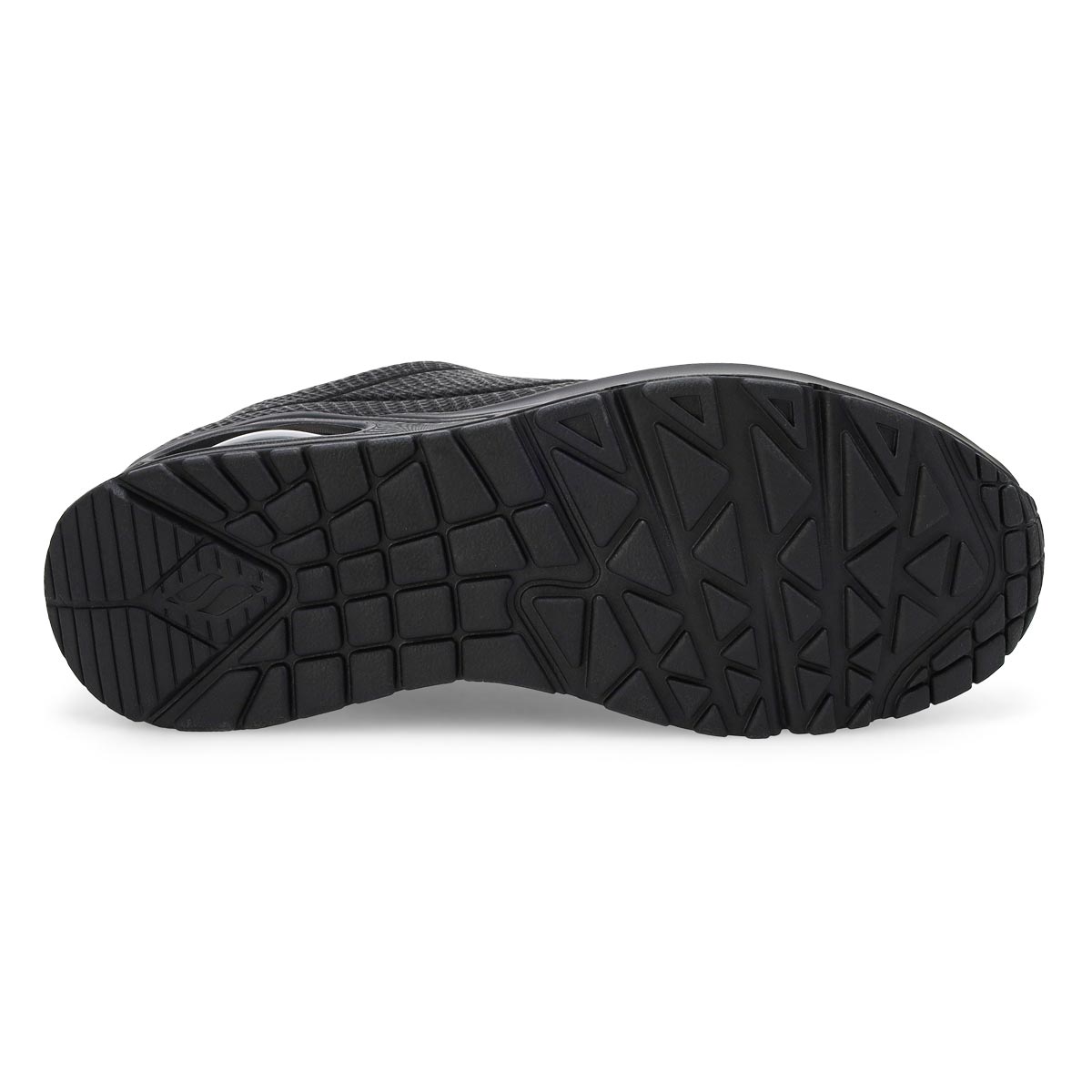 Women's  Uno Shiny Scale Lace Up Sneaker - Black