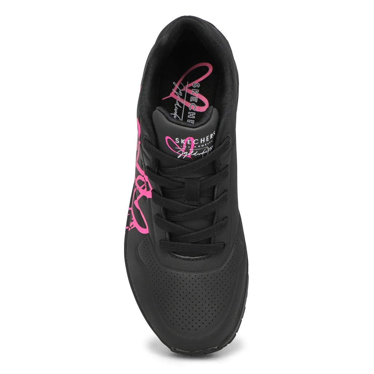 Women's JGoldcrown Uno Sneaker- Black/Pink