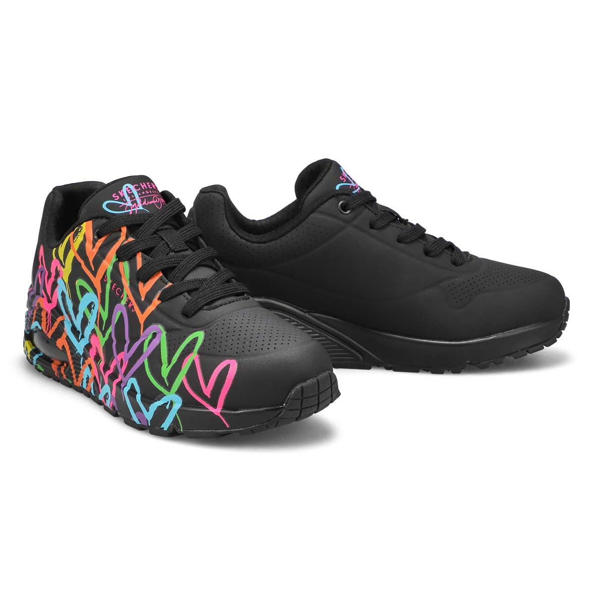 Women's Uno Highlight Love Sneaker - Black/Multi