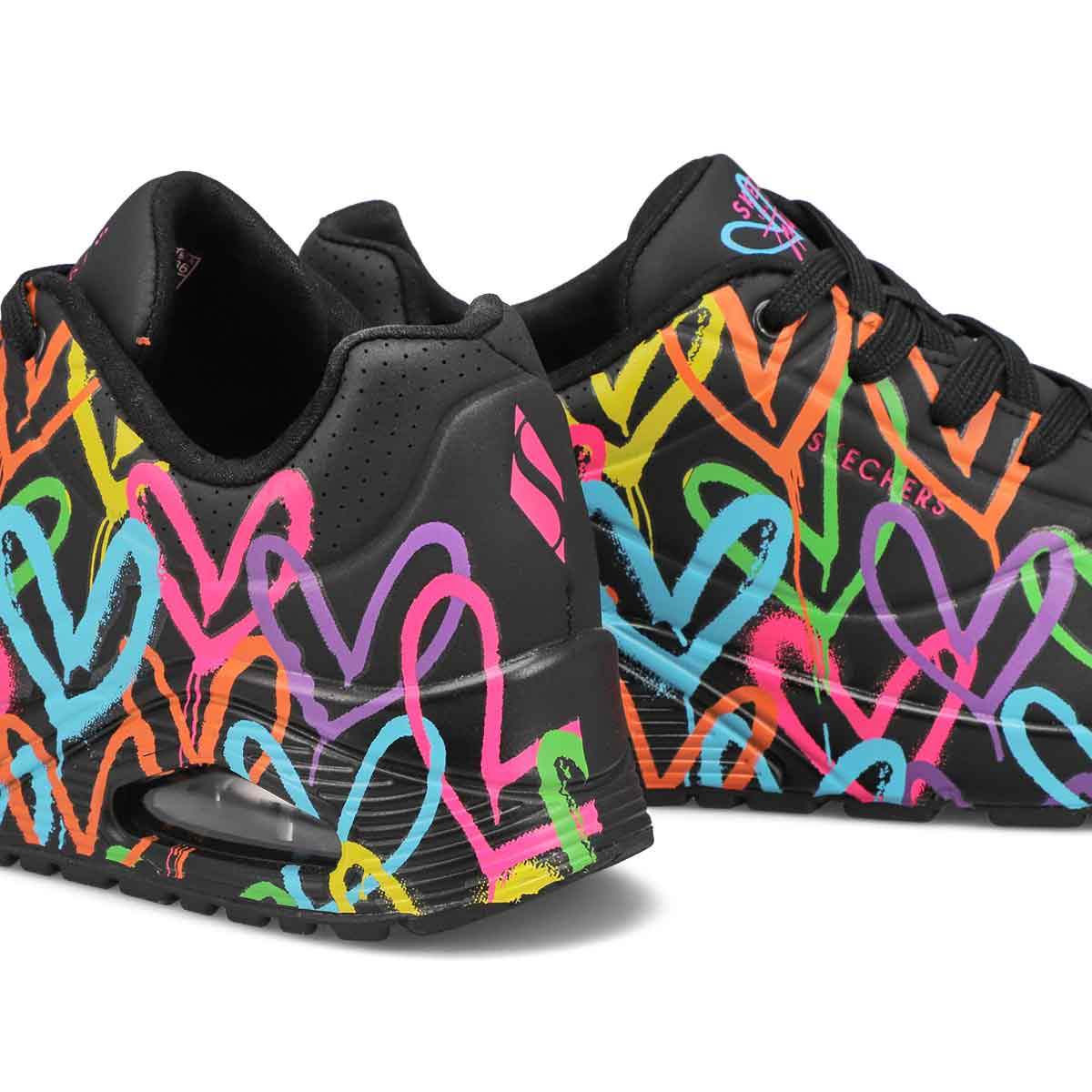 Women's Uno Highlight Love Sneaker - Black/Multi