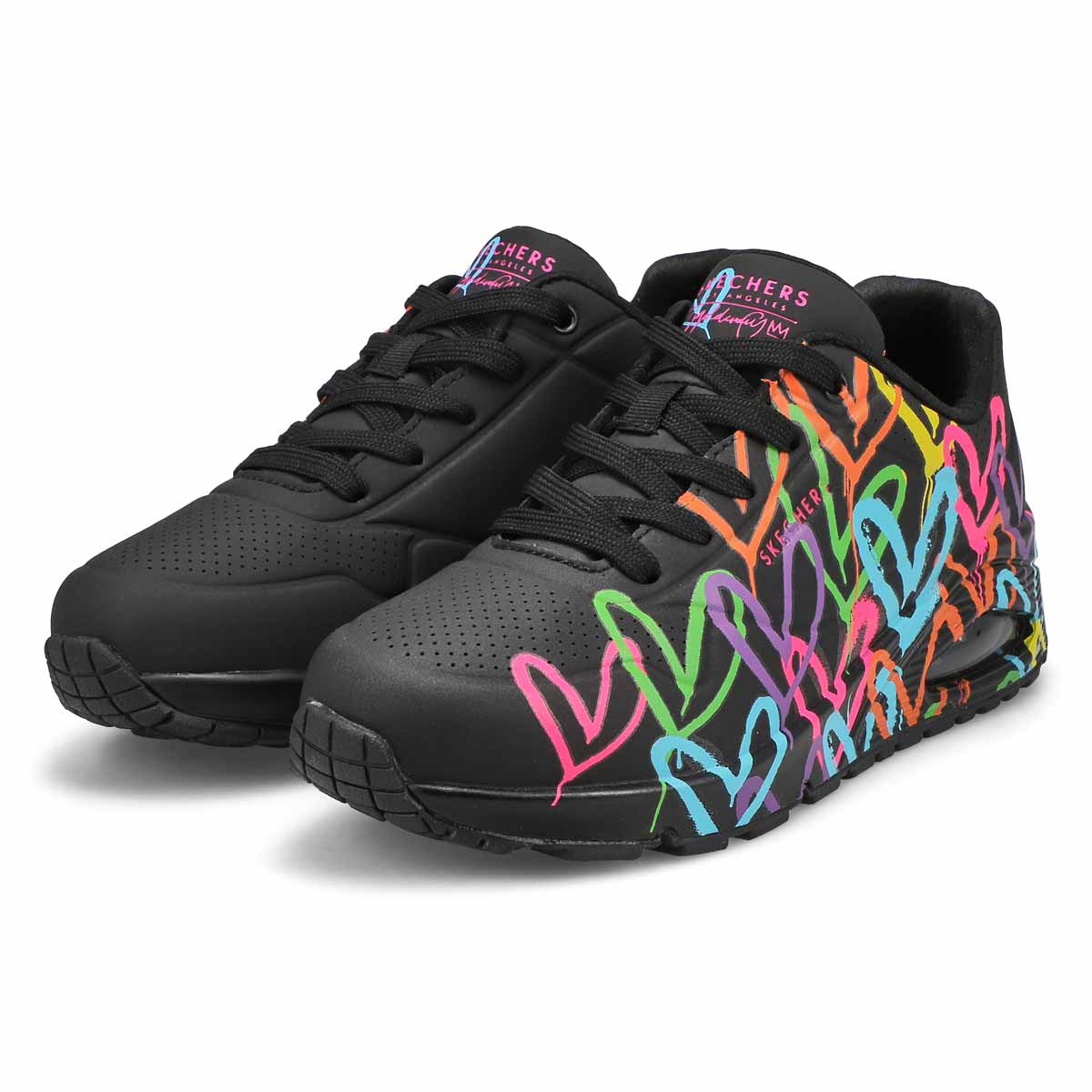 Women's Uno Highlight Love Sneaker - Black/Multi