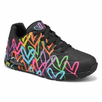 Women's Uno Highlight Love Sneaker - Black/Multi