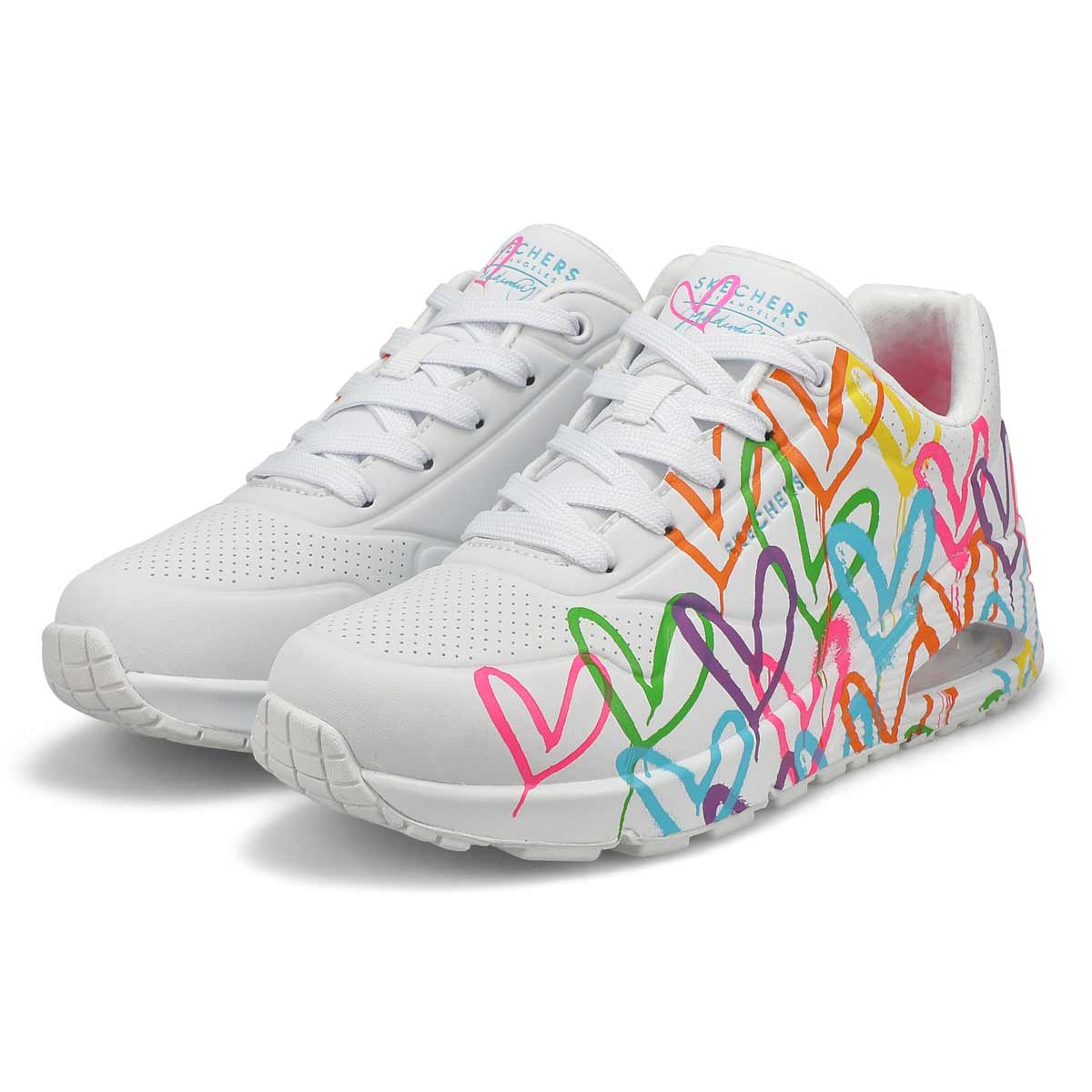 Women's Uno Highlight Love Sneaker - White/Multi